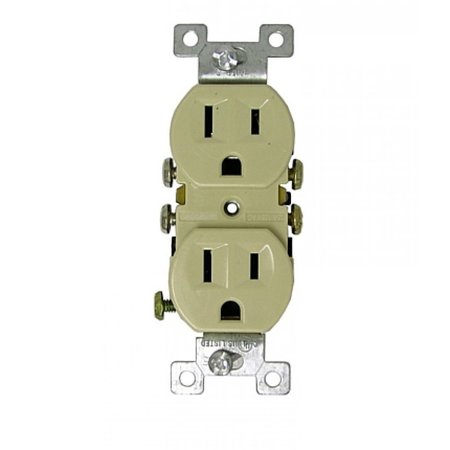 AMERICAN IMAGINATIONS 8.63 in. x 12.13 in. x 1.88 in. Electrical Receptacle  in Ivory AI-35013
